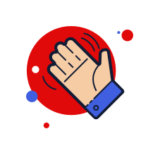waving hand