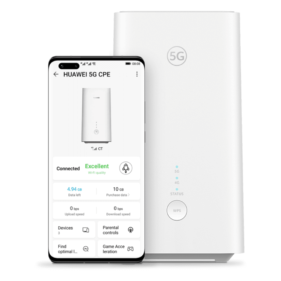 Huawei device with app